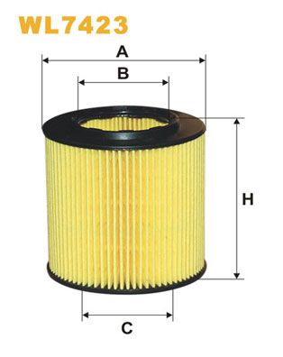 WIX FILTERS alyvos filtras WL7423